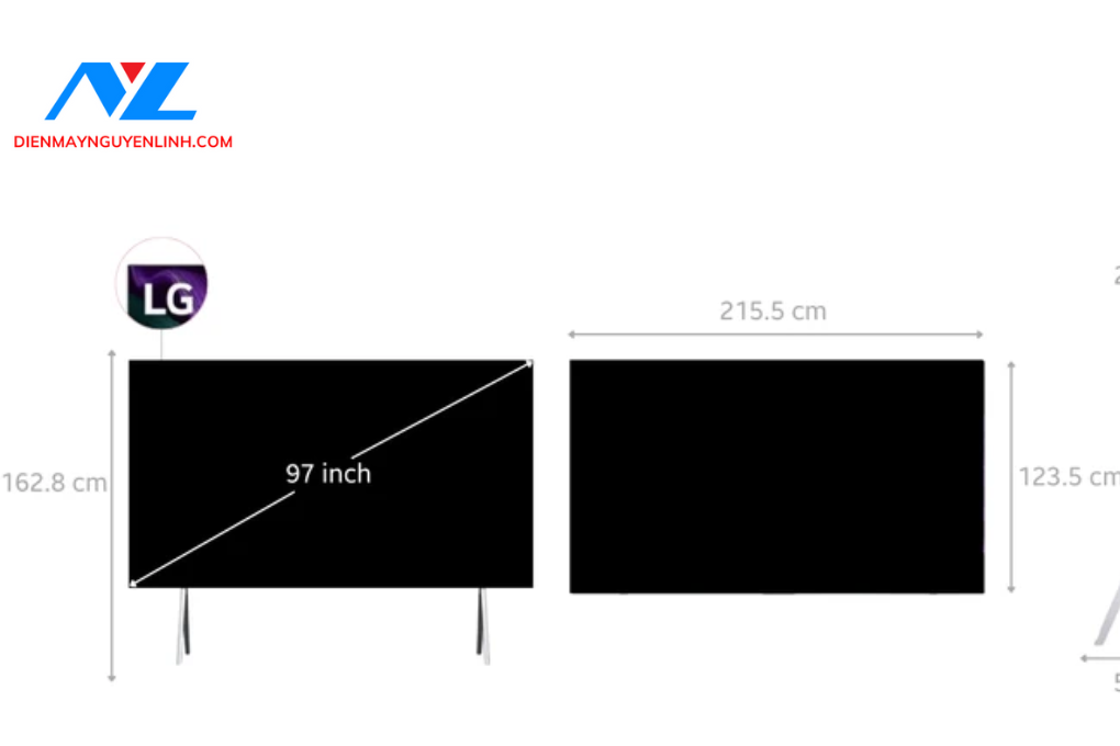 Smart Tivi LG Evo Oled 4K 97 inch 2025 (97M5PSA)