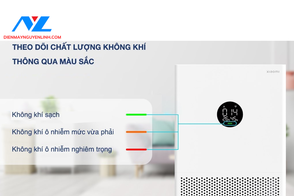 Máy lọc không khí Xiaomi Smart Air Purifier 4 lite EU (BHR5274GL) 33W