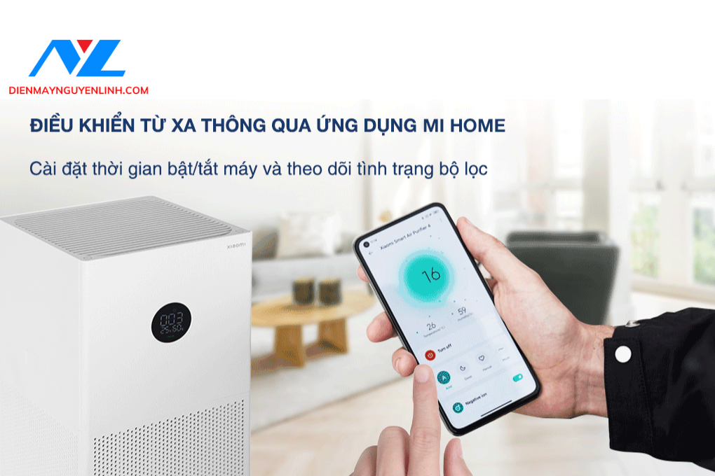 Máy lọc không khí Xiaomi Smart Air Purifier 4 lite EU (BHR5274GL) 33W