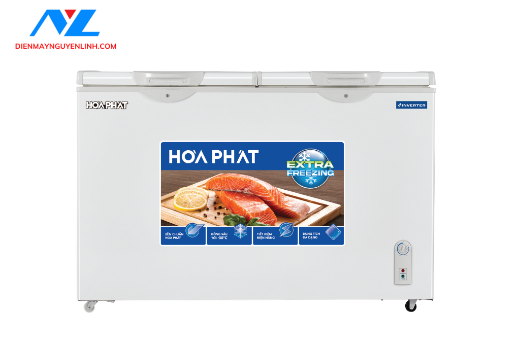 Tủ đông mát Hòa Phát Inverter 2 ngăn 2 cánh 245 lít HPF BD8245