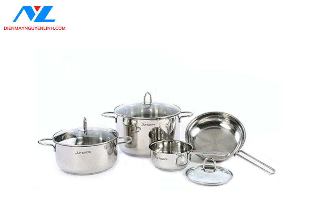 Bộ Nồi Inox 304 Cao Cấp 7 Món Junger CWJ-070