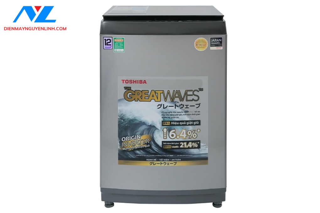 Máy giặt Toshiba Inverter 12 kg AW-DUK1300KV(SG)
