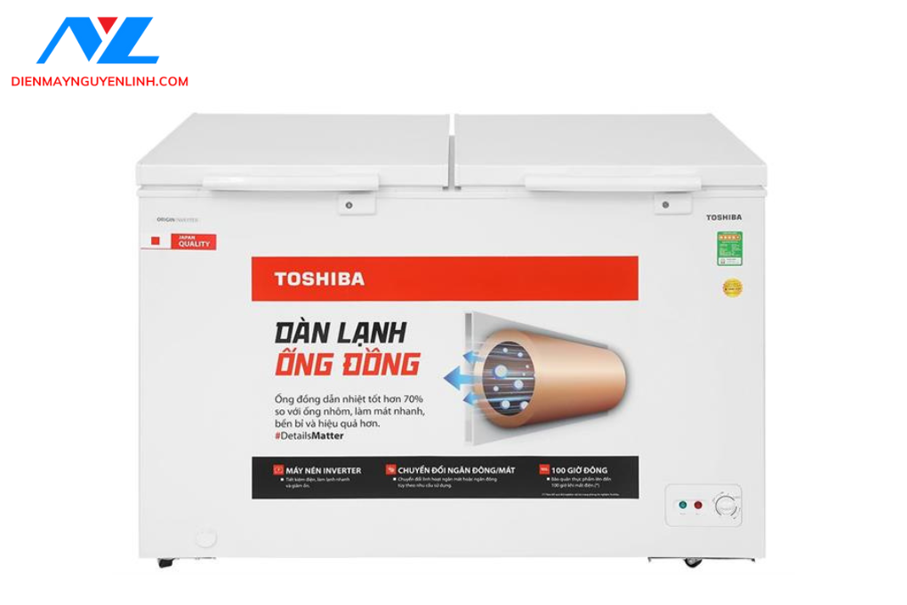 Tủ đông Toshiba Inverter 362 lít GR-RC470CM-PMV(01)
