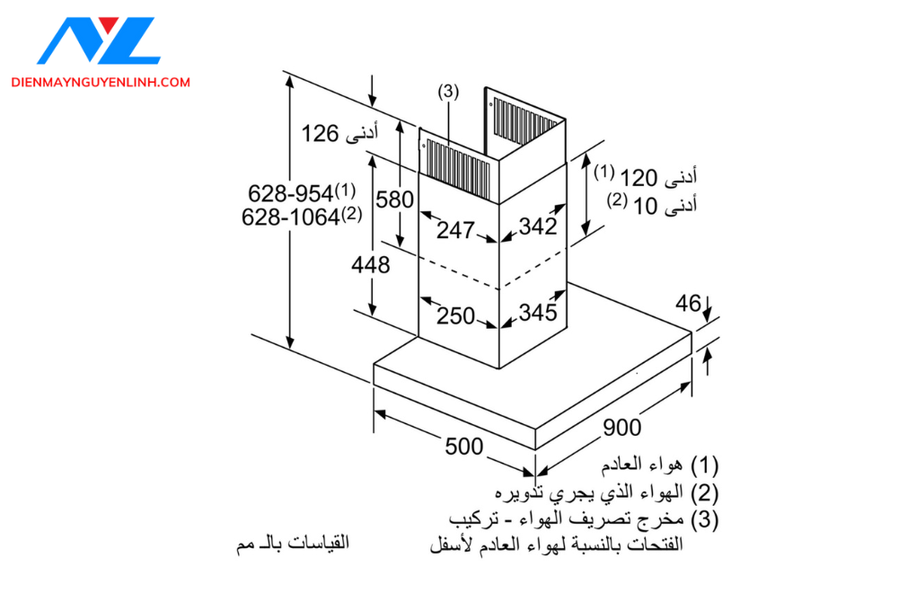 Máy hút mùi Bosch DWB98JQ50B