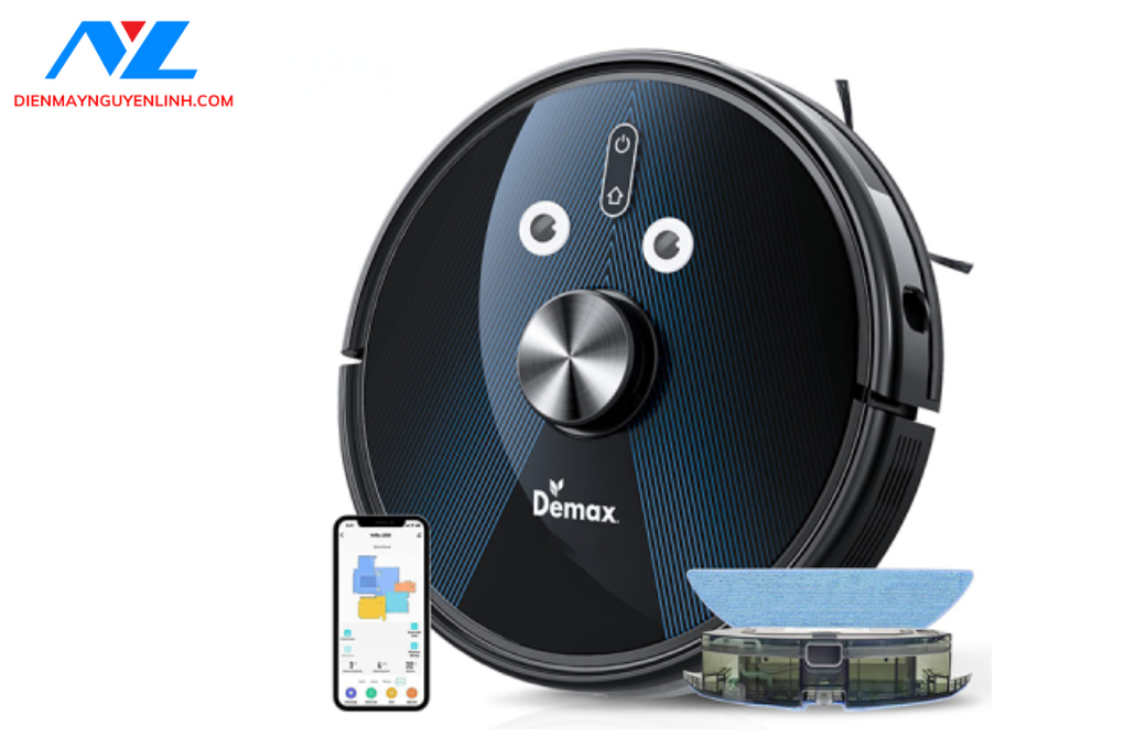 Robot hút bụi lau nhà DEMAX S300-Laser 306 độ