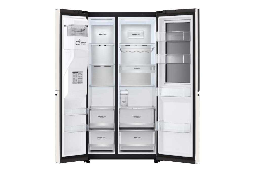 Tủ lạnh LG 4 cánh Inverter 635 Lít InstaView Door-in-Door GR-X257BG