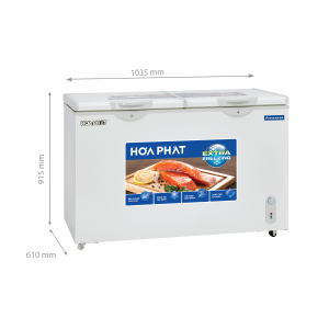 Tủ đông mát Hòa Phát Inverter 2 ngăn 2 cánh 205 lít HPF BD8205