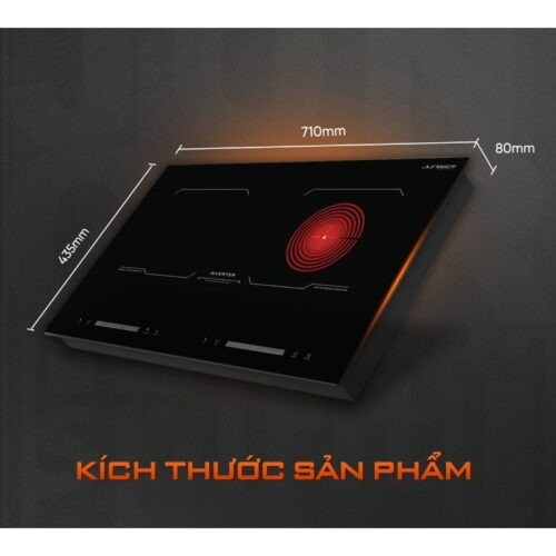 Bếp từ kết hợp hồng ngoại Junger MK-24 lắp âm