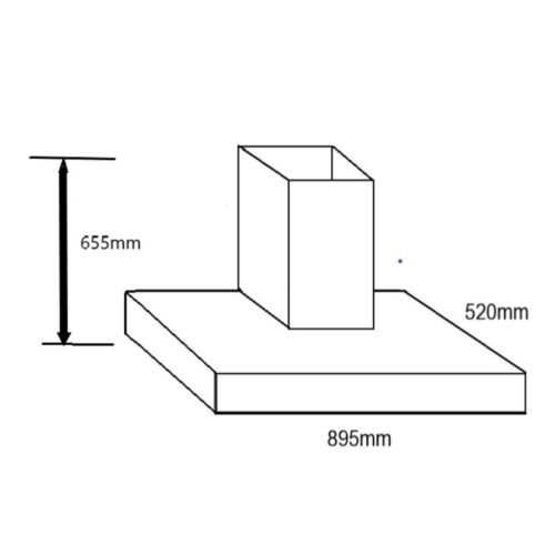 Máy hút mùi áp tường Junger HRJ-901