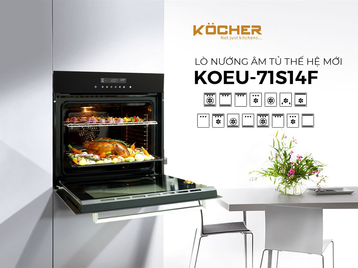 Lò nướng âm tủ Kocher KOEU-71S14F