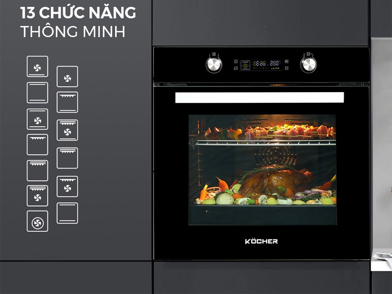 Lò nướng âm tủ Kocher KOEU-71S13F
