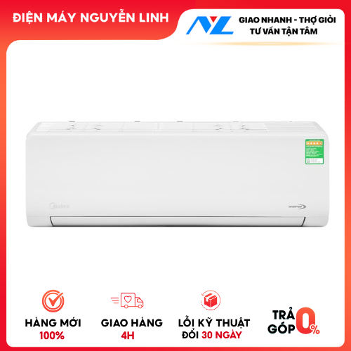 Máy lạnh treo tường Midea Inverter 1.0 HP MSAGII-10CRDN8