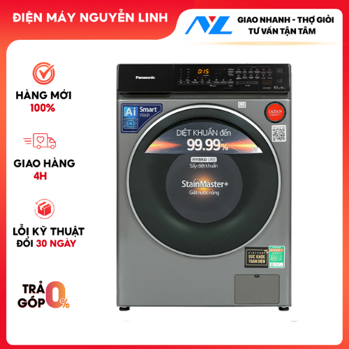 NA-S106FC1LV - Máy giặt sấy Panasonic 10/6 kg