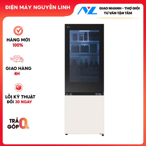 Tủ lạnh LG Inverter 340 lít InstaView LBB33BGMAI