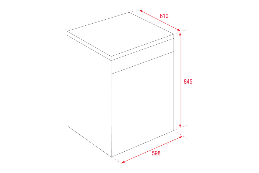 Máy rửa chén Teka LP8 650 SS TTH 114220002 nhập khẩu Châu Âu