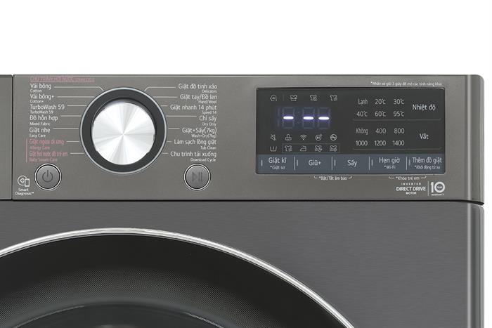 Máy giặt sấy LG Inverter giặt 12 kg - sấy 7 kg FV1412H3BA