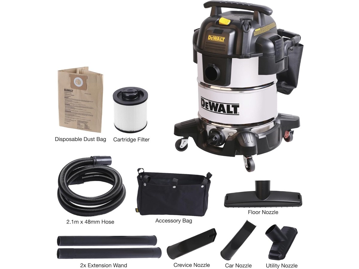 Máy hút bụi công nghiệp 3 chức năng 38 lít Dewalt DXV38SD