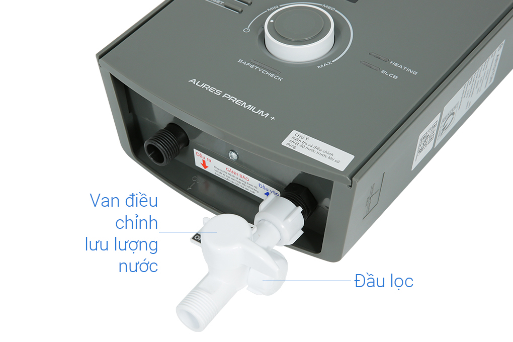 Máy nước nóng trực tiếp Ariston 4500W AURES PREMIUM+ 4.5P-CÓ BƠM