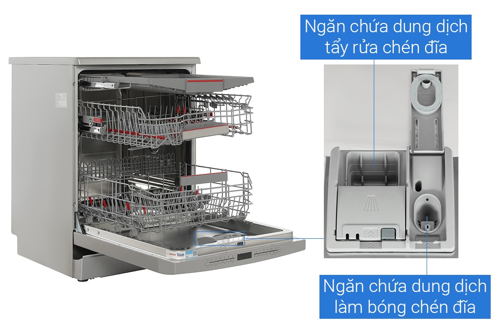 Máy rửa chén độc lập Bosch SMS6ECI11E 13 bộ, Serie 6