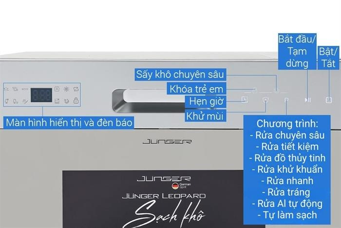 Máy rửa chén độc lập Junger Leopard DWJ-100