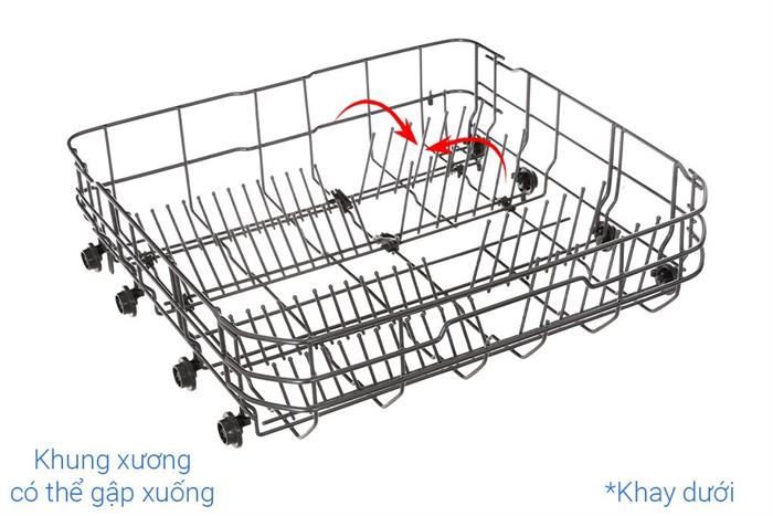 Máy rửa chén độc lập LG LDN14BLA5.ABMPEVN