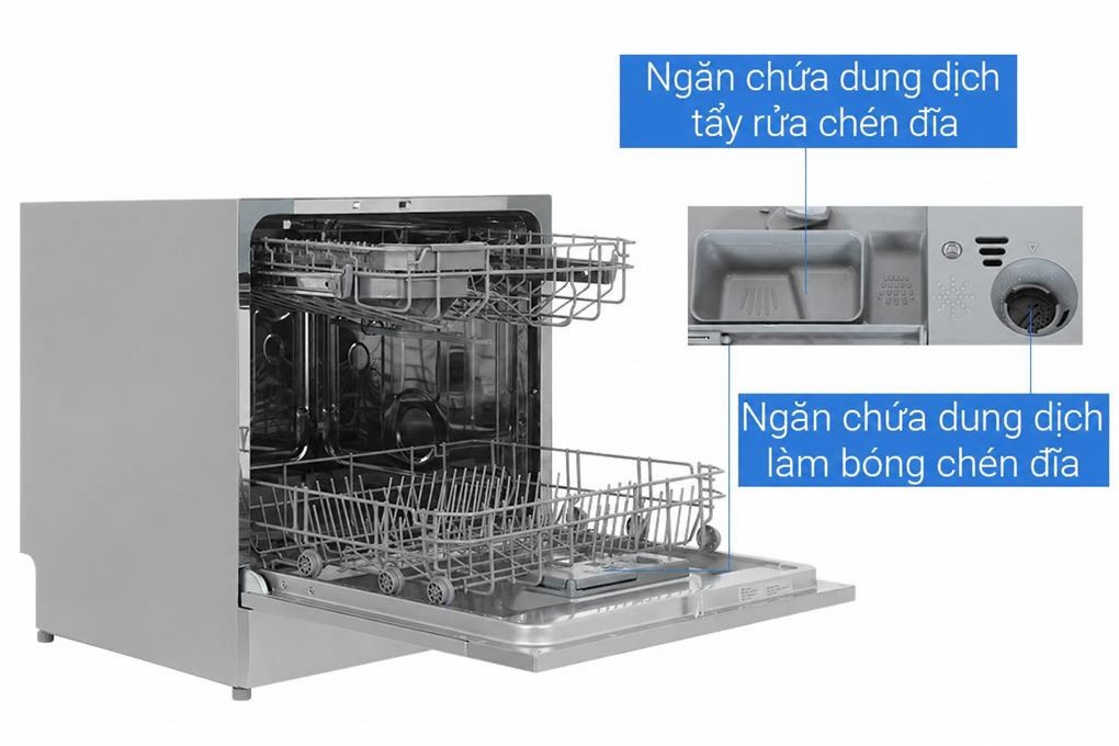 Máy rửa chén mini Electrolux EFC3862MS