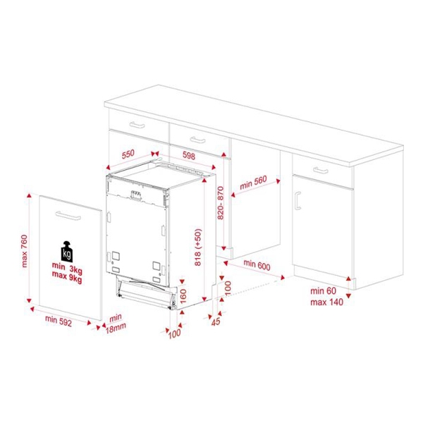 Máy rửa chén Teka DFI 46950 114270001