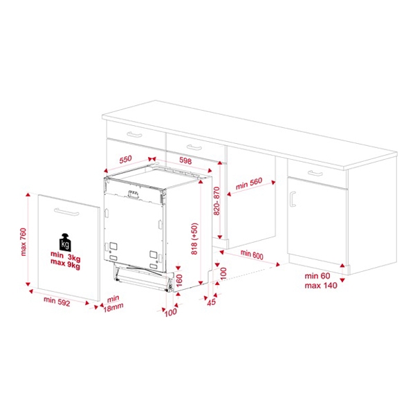 Máy rửa chén Teka DFI 76950 WH 114260004