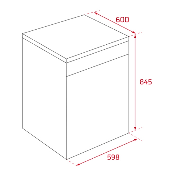 Máy rửa chén Teka DFS 76850 SS 114260012