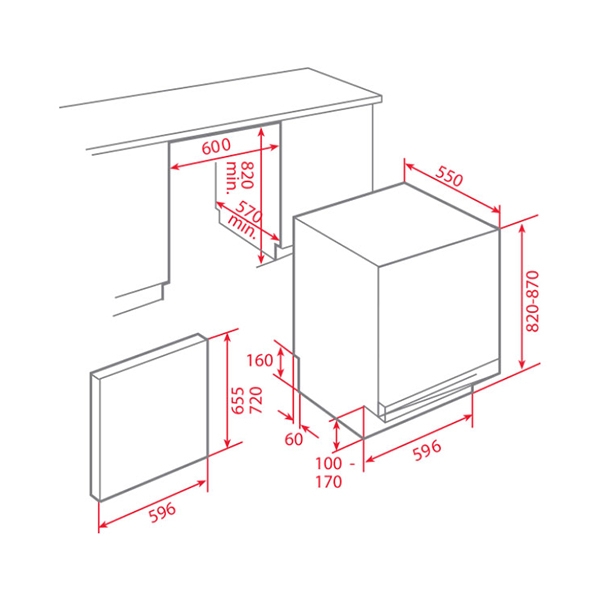 Máy rửa chén Teka DW8 59 FI 40716200