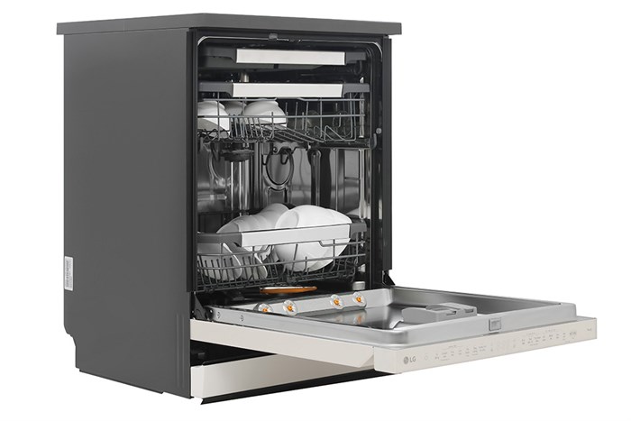 Máy rửa chén LG LDT14BGA3 TrueSteam màu Be