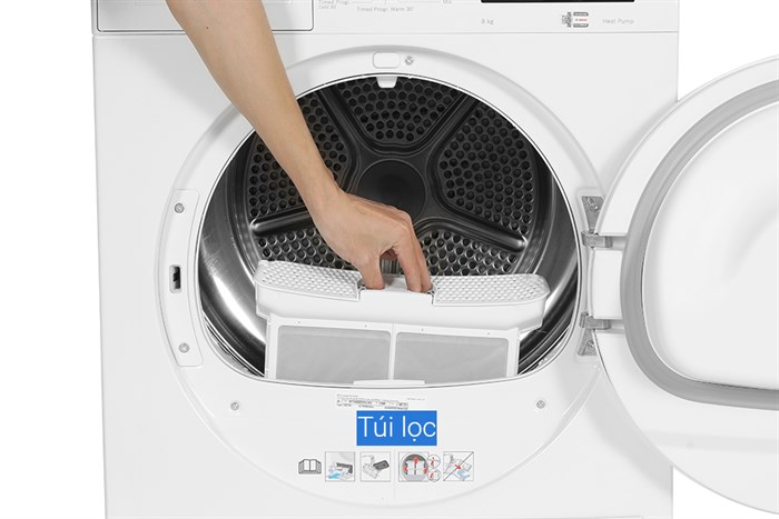 Máy sấy quần áo Bosch WTH83008SG Series 4 8kg