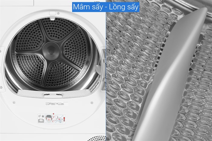 Máy sấy bơm nhiệt Bosch 9 kg WQG24570SG Series 6