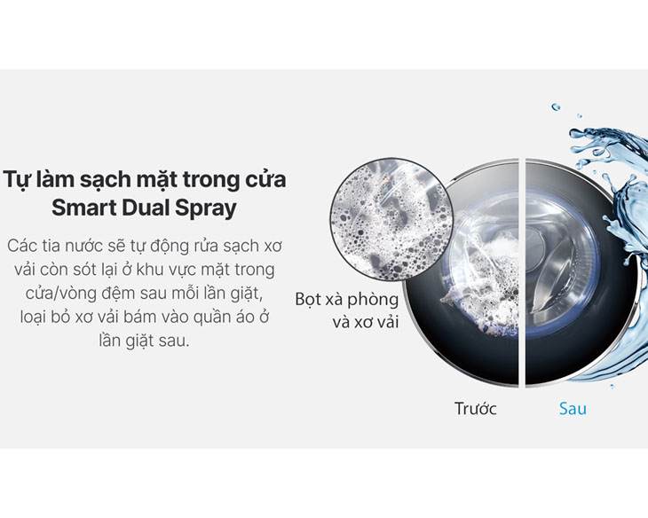AQD-A1051G.S - Máy giặt cửa trước Aqua 10kg AQD-A1051G.S