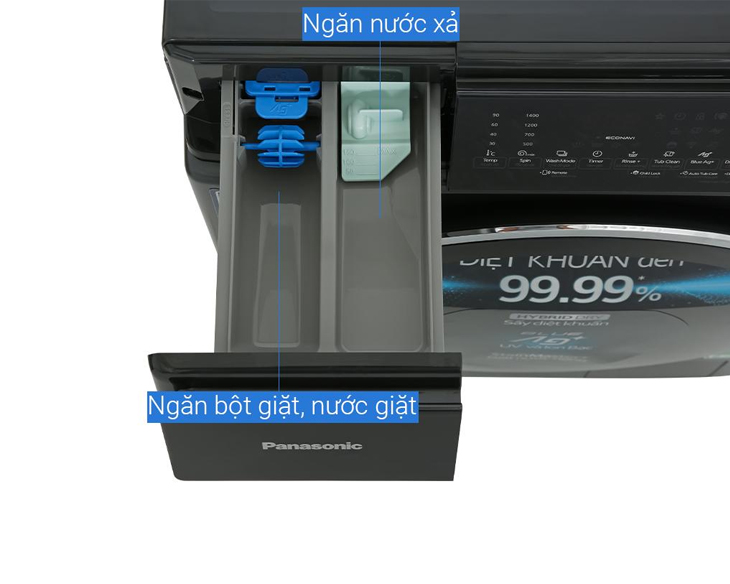 NA-S106FC1LV - Máy giặt sấy Panasonic 10/6 kg