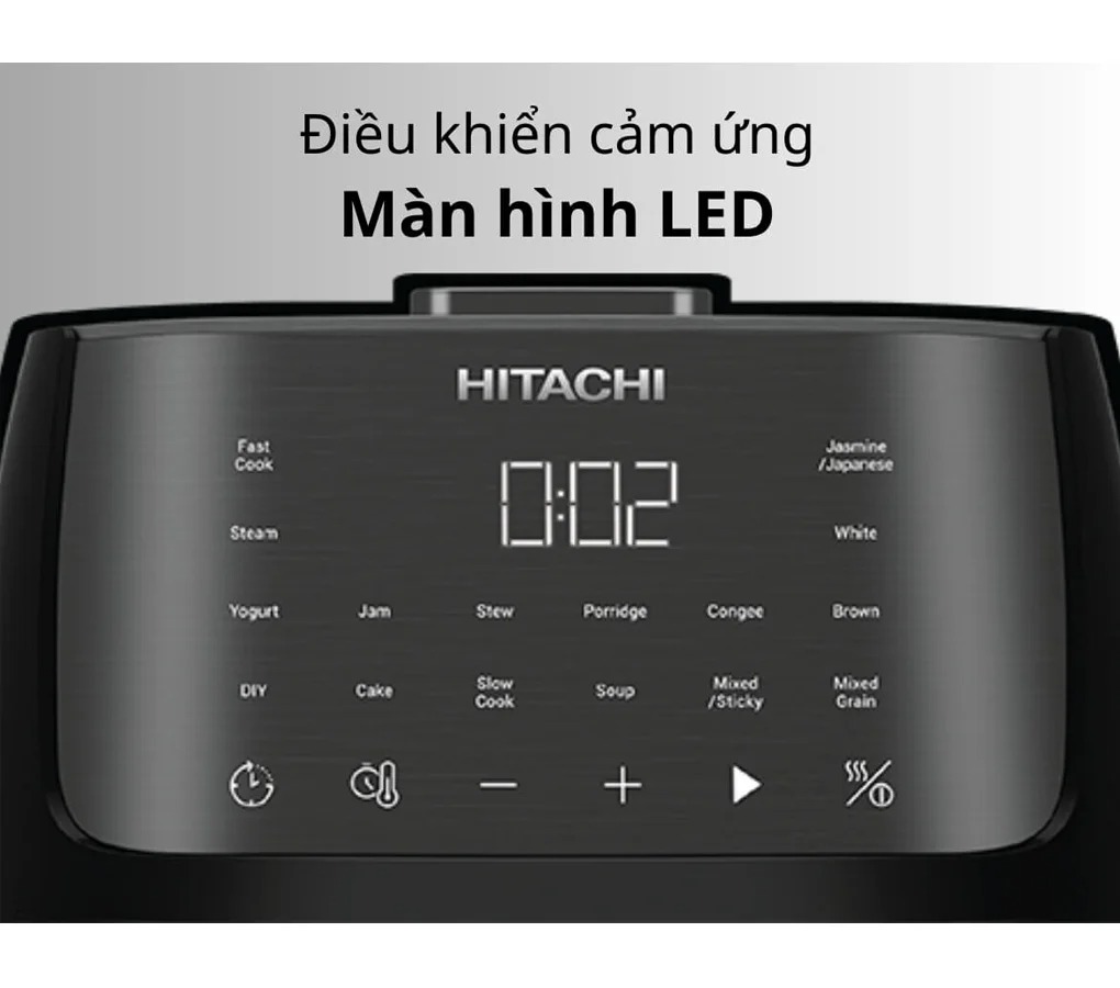 Nồi Cơm Điện Tử Hitachi RZ-S18VN-BK 1.8 Lít
