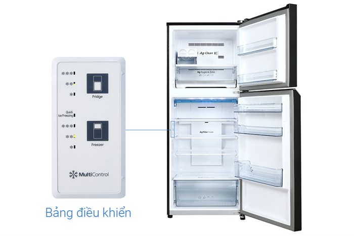 Tủ lạnh Panasonic Inverter 366 lít NR-TL381VGMV