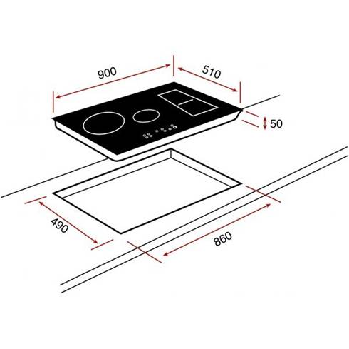 BẾP TỪ ÂM TEKA IRF 9430