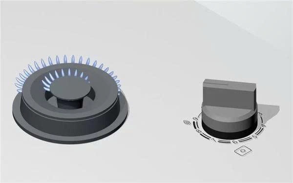 Bếp gas Bosch Domino PRB3A6B70 - Hai vùng nấu nhỏ gọn