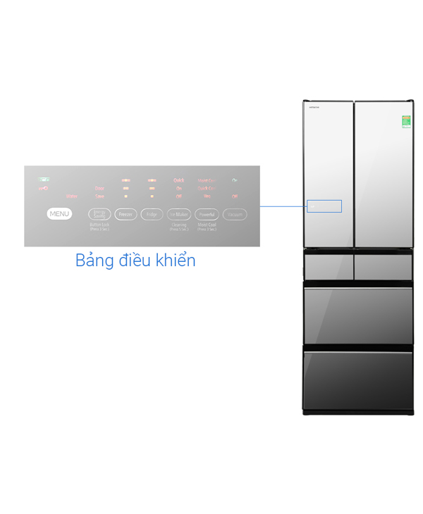 Tủ lạnh Hitachi 540 lít R-HW540RV(XK)