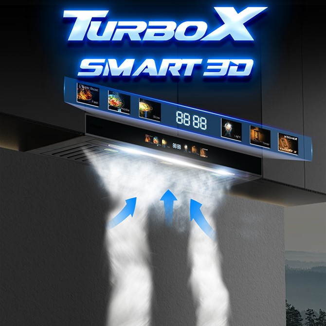 Máy hút mùi Kocher TURBO X3D-669D