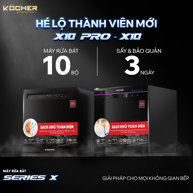 Máy rửa chén Kocher X10 Pro