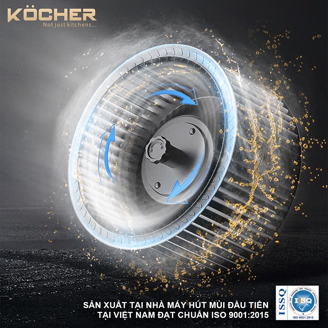 Máy hút mùi Kocher TURBO X3D-666 AutoClean