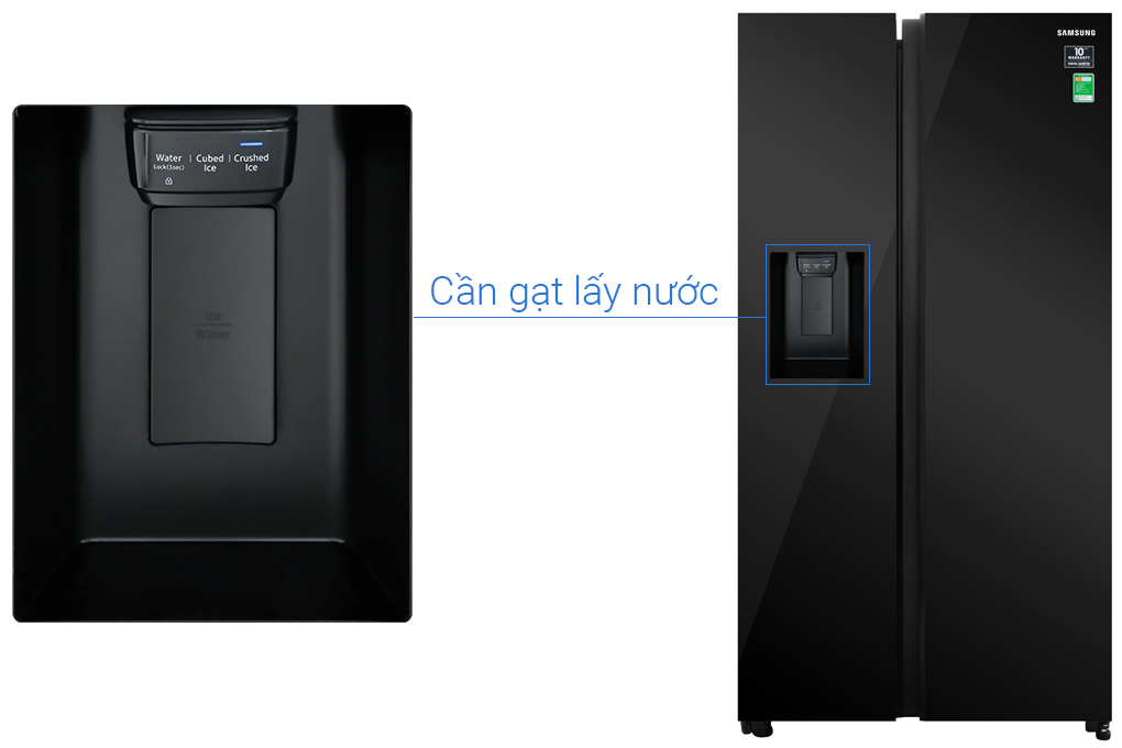 Tủ lạnh Samsung Inverter 635 lít Side By Side 2 cánh RS64R53012C/SV