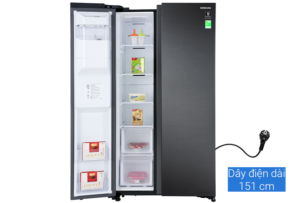 Tủ lạnh Samsung Inverter 635 lít Side By Side 2 cánh RS64R5301B4/SV