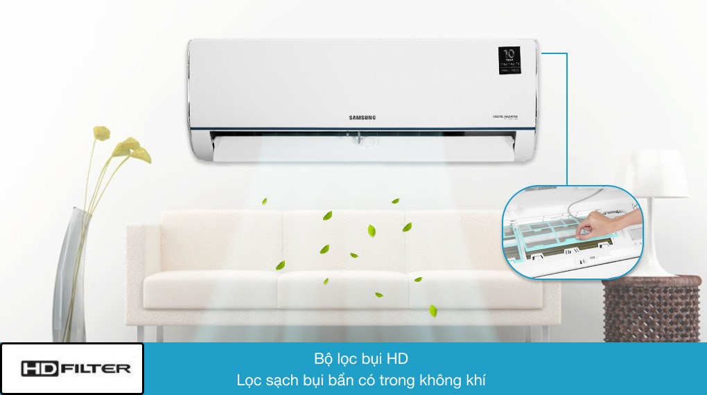 Máy lạnh Samsung Inverter 1.5 HP AR12TYHQASINSV