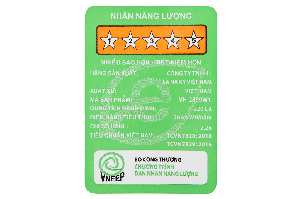 Tủ đông Sanaky 220lít VH-2899W1