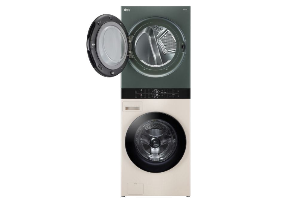 Tháp giặt sấy LG WashTower Inverter WT1410NHEG (giặt 14kg - sấy 10kg)
