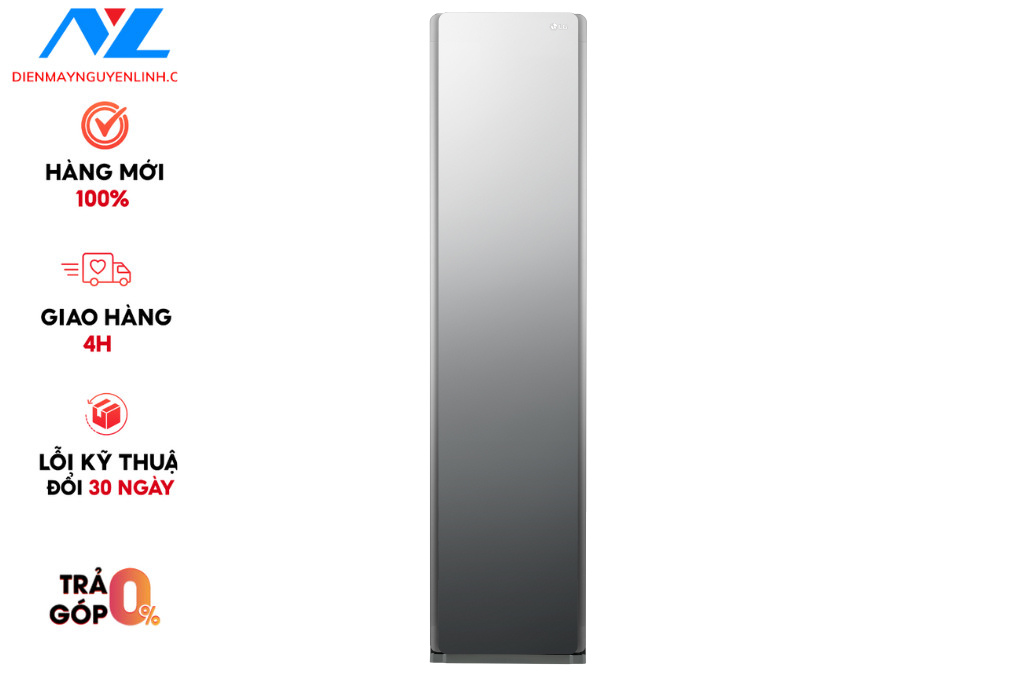 Tủ chăm sóc quần áo thông minh LG Styler Inverter 3 móc S3MFC