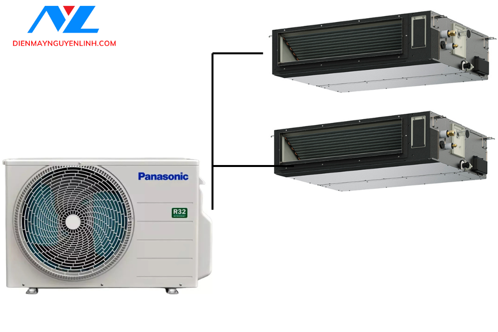 Combo Multi giấu trần nối ống gió Multi Inverter Panasonic R32 - 2.0HP